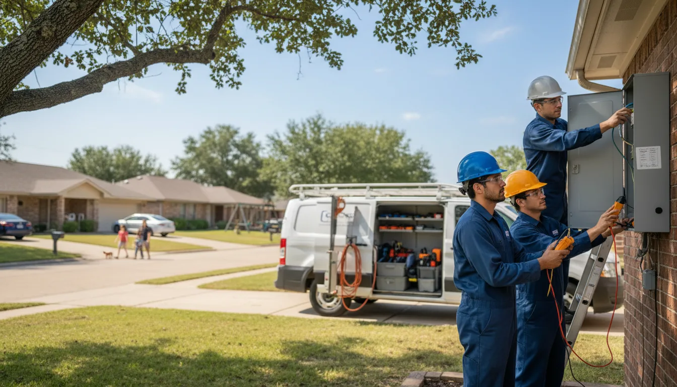 Certified electrician providing emergency electrical services in Easton, IL